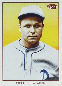 2009 Topps 206 #36 Jimmie Foxx Front