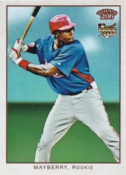 2009 Topps 206 #6 John Mayberry Jr. Front