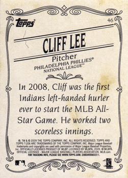 2009 Topps 206 #46 Cliff Lee Back