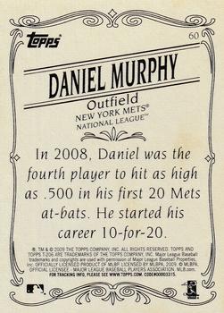 2009 Topps 206 #60 Daniel Murphy Back