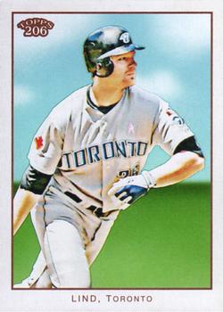 2009 Topps 206 #125 Adam Lind Front