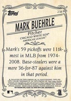 2009 Topps 206 #238 Mark Buehrle Back