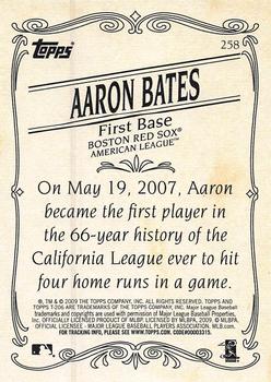 2009 Topps 206 #258 Aaron Bates Back