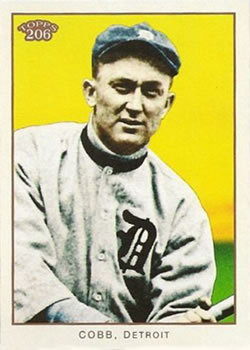 2009 Topps 206 #66 Ty Cobb Front