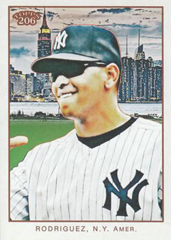 2009 Topps 206 #NNO Alex Rodriguez Front