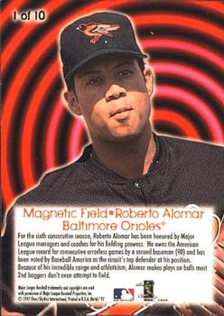 1997 Metal Universe - Magnetic Field #1 Roberto Alomar Back