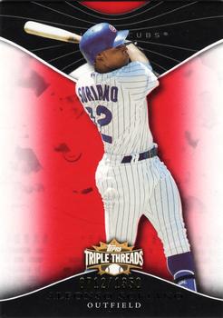 2009 Topps Triple Threads #4 Alfonso Soriano Front