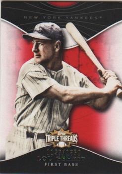 2009 Topps Triple Threads #12 Lou Gehrig Front