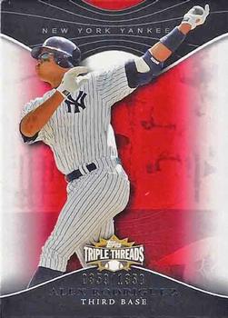 2009 Topps Triple Threads #15 Alex Rodriguez Front