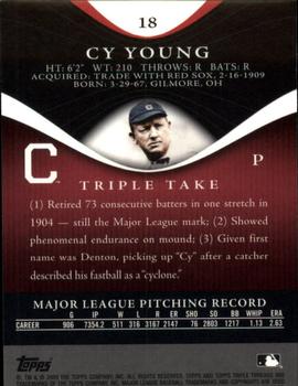 2009 Topps Triple Threads #18 Cy Young Back