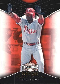2009 Topps Triple Threads #40 Jimmy Rollins Front