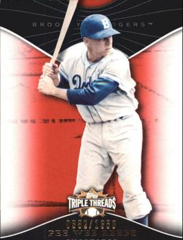 2009 Topps Triple Threads #60 Pee Wee Reese Front