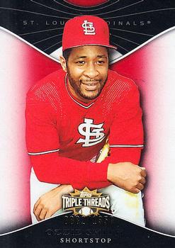 2009 Topps Triple Threads #74 Ozzie Smith Front