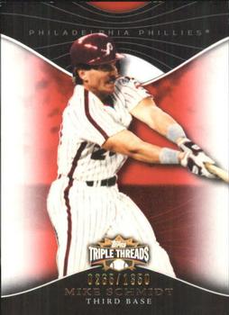 2009 Topps Triple Threads #87 Mike Schmidt Front