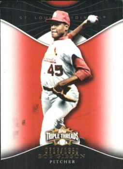 2009 Topps Triple Threads #97 Bob Gibson Front