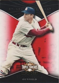 2009 Topps Triple Threads #100 Stan Musial Front