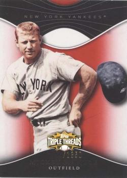2009 Topps Triple Threads #9 Mickey Mantle Front