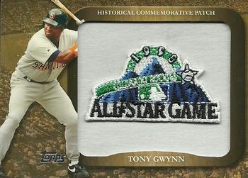2009 Topps - Legends Commemorative Patch #LPR-95 Tony Gwynn / 1998 MLB All-Star Game Front