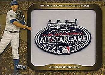 2009 Topps - Legends Commemorative Patch #LPR-100 Alex Rodriguez / 2008 MLB All-Star Game Front