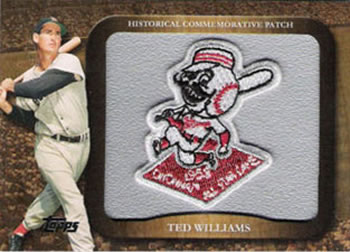 2009 Topps - Legends Commemorative Patch #LPR-13 Ted Williams / 1953 All-Star Game Front