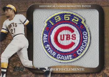 2009 Topps - Legends Commemorative Patch #LPR-26 Roberto Clemente / 1962 All-Star Game, Wrigley Field Front