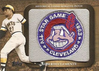 2009 Topps - Legends Commemorative Patch #LPR-29 Roberto Clemente / 1963 All-Star Game Front