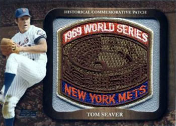 2009 Topps - Legends Commemorative Patch #LPR-31 Tom Seaver / 1969 World Series Front