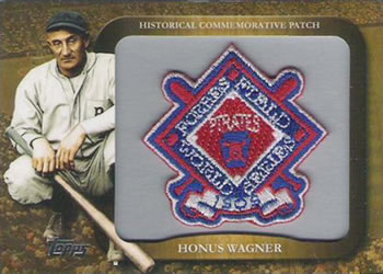 2009 Topps - Legends Commemorative Patch #LPR-53 Honus Wagner / 1909 World Series Front