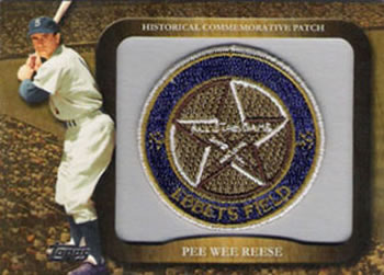 2009 Topps - Legends Commemorative Patch #LPR-63 Pee Wee Reese / 1949 MLB All-Star Game Front