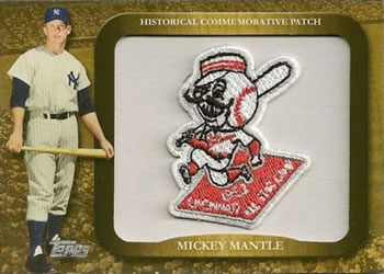 2009 Topps - Legends Commemorative Patch #LPR-66 Mickey Mantle / 1953 MLB All-Star Game Front