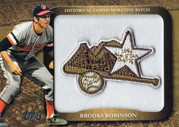 2009 Topps - Legends Commemorative Patch #LPR-70 Brooks Robinson / 1961 MLB All-Star Game (Candlestick Park) Front