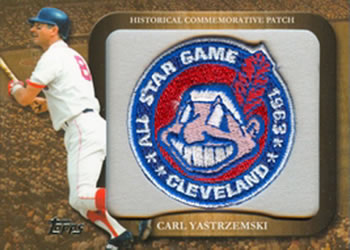 2009 Topps - Legends Commemorative Patch #LPR-73 Carl Yastrzemski / 1963 MLB All-Star Game Front