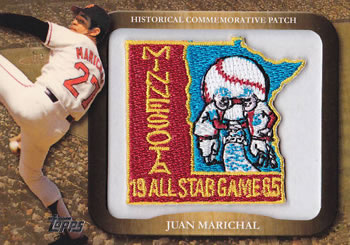 2009 Topps - Legends Commemorative Patch #LPR-74 Juan Marichal / 1965 MLB All-Star Game Front