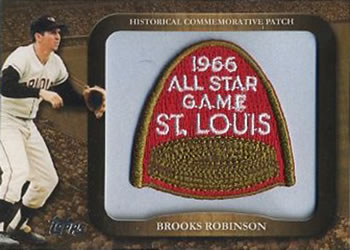 2009 Topps - Legends Commemorative Patch #LPR-75 Brooks Robinson / 1966 MLB All-Star Game Front