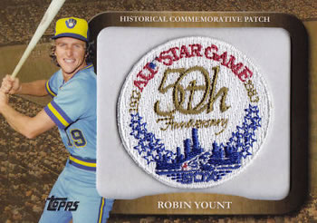 2009 Topps - Legends Commemorative Patch #LPR-85 Robin Yount / 1983 MLB All-Star Game Front