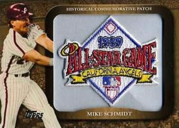 2009 Topps - Legends Commemorative Patch #LPR-88 Mike Schmidt / 1989 MLB All-Star Game Front