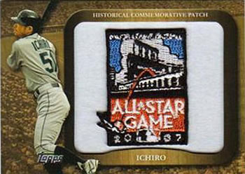 2009 Topps - Legends Commemorative Patch #LPR-99 Ichiro Suzuki / 2007 MLB All-Star Game Front
