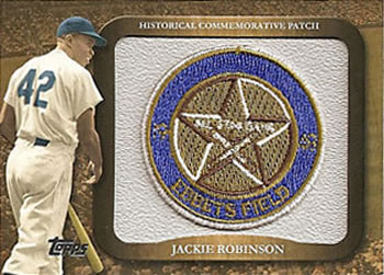 2009 Topps - Legends Commemorative Patch #LPR-9 Jackie Robinson / 1949 All-Star Game Front