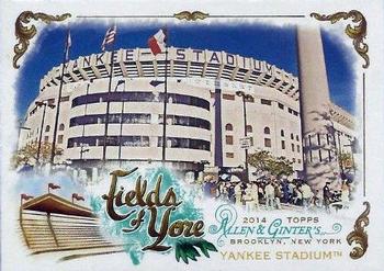 2014 Topps Allen & Ginter - Fields of Yore #FOY-06 Yankee Stadium Front