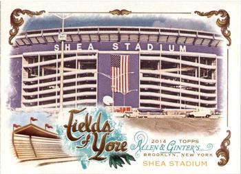 2014 Topps Allen & Ginter - Fields of Yore #FOY-10 Shea Stadium Front