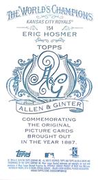2014 Topps Allen & Ginter - Mini #154 Eric Hosmer Back