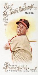 2014 Topps Allen & Ginter - Mini A & G Back #77 Stan Musial Front