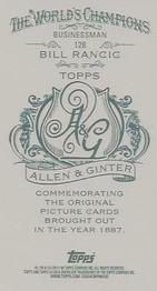 2014 Topps Allen & Ginter - Mini A & G Back #128 Bill Rancic Back
