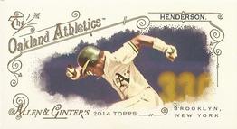 2014 Topps Allen & Ginter - Mini A & G Back #253 Rickey Henderson Front