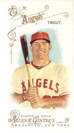 2014 Topps Allen & Ginter - Mini A & G Back #101 Mike Trout Front