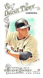 2014 Topps Allen & Ginter - Mini A & G Back #168 Miguel Cabrera Front