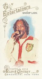 2014 Topps Allen & Ginter - Mini No Card Number #NNO Snoop Lion Front