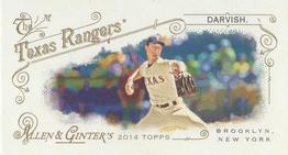 2014 Topps Allen & Ginter - Mini No Card Number #NNO Yu Darvish Front