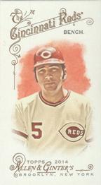 2014 Topps Allen & Ginter - Mini No Card Number #NNO Johnny Bench Front