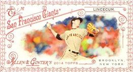 2014 Topps Allen & Ginter - Mini Red Border #32 Tim Lincecum Front